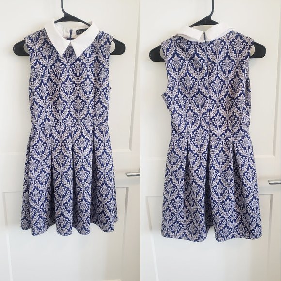 Collared Vintage Inspired Dress - Picture 1 of 3